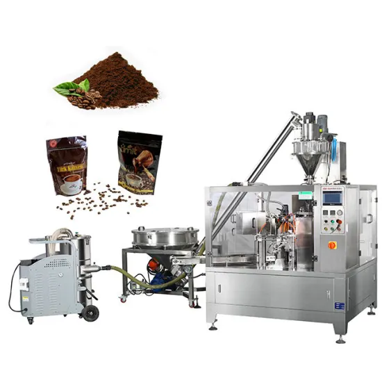 Automatic Doypack Packing Machine for Coffee Powder with Zipper Sealing