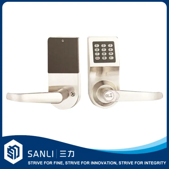 Zinc alloy password door digital lock with smart card