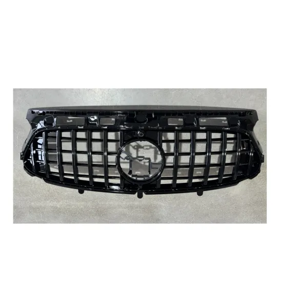 XLstyling Glossy Black Front Grille GT Style for Mercedes-Benz GLA Class X247/H247 2020+