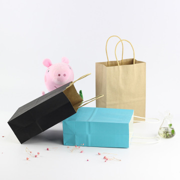 120g Kraft Paper Bag With Twisted String Handle