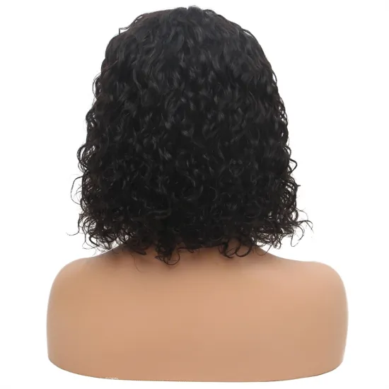 Direct Factory Deep Curly Lace Front Wig Cheap13x4 Cut Brazilian Bob Wigs