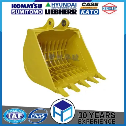 Excavator attachment of heavy excavator bucket