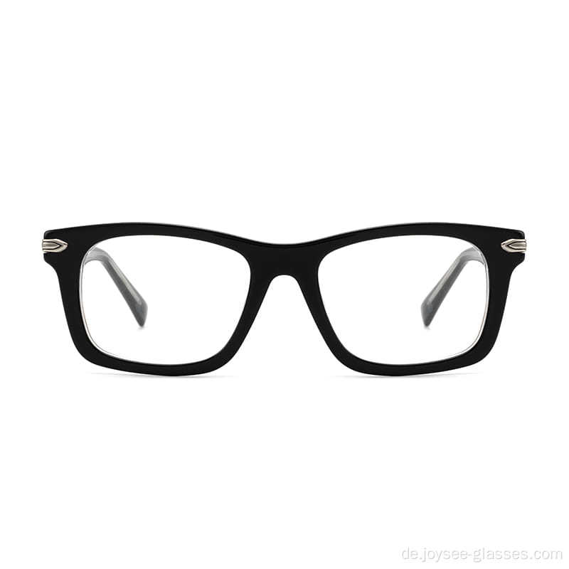Promotion niedriger Preis voller Rand Rechteck Acetat kurzsichtigte Brillen optische Rahmen