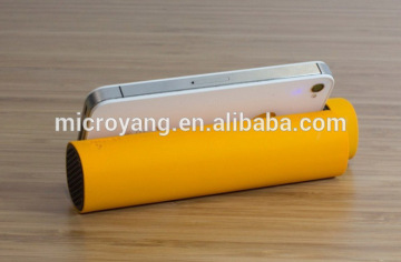 3 in 1 Multi-functional tube cylinder 4000mah power bank bluetooth speaker
