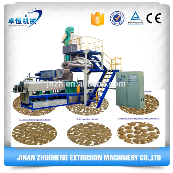 2016 hot sale floating fish feed extruder machine