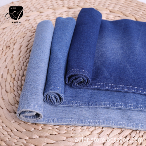 Kain Jeans Denim Buluh Cotton Stretch Untuk Dijual, berkualiti