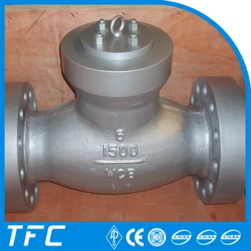 API 6D PSB pressure seal RF flange swing check valve