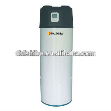 R410A All in one Air To Water Domestic Hot Water Heat Pump 2.8kw R410A 300L with 2 sets of solar coil to connect to solar panel