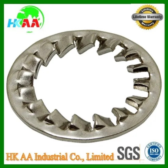 Custom spring lock washers, types of self locking internal lock washer