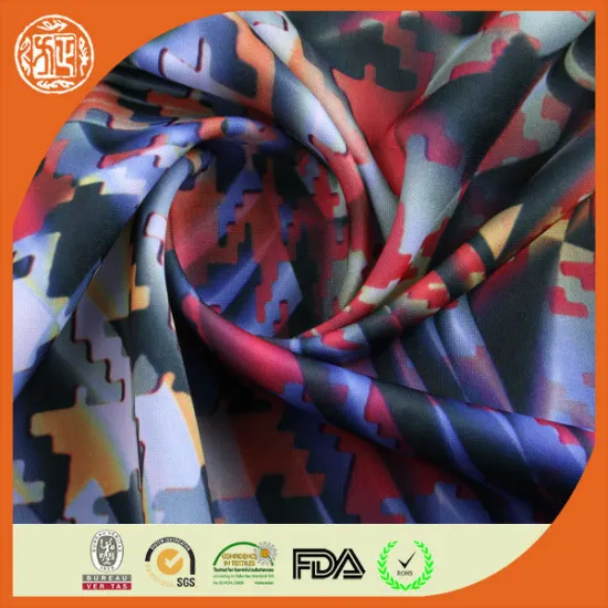 Best selling printed scuba knit fabric polyester fabric price