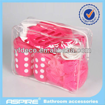 Bag accessories for bathroom use