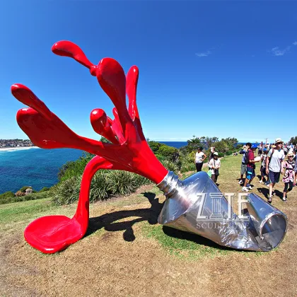 Best Selling modern stainless steel city sculpture