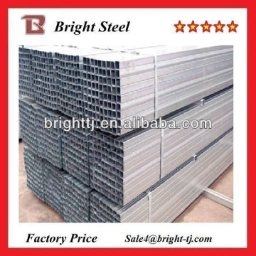 ASTM A500 weight of gi square pipe for constructions
