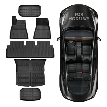 Custom Waterproof Non-slip Carpet Car Frunk Mats for Model Y 2020-2024