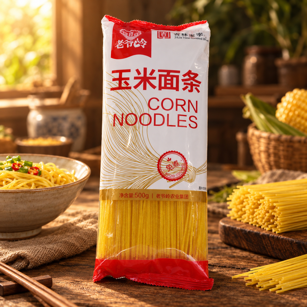 Fully cooked corn noodles3