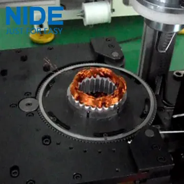 Double needle Stator coil lacing machinery