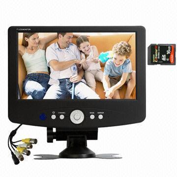 7” CCTV MPEG-4 Recording Monitor