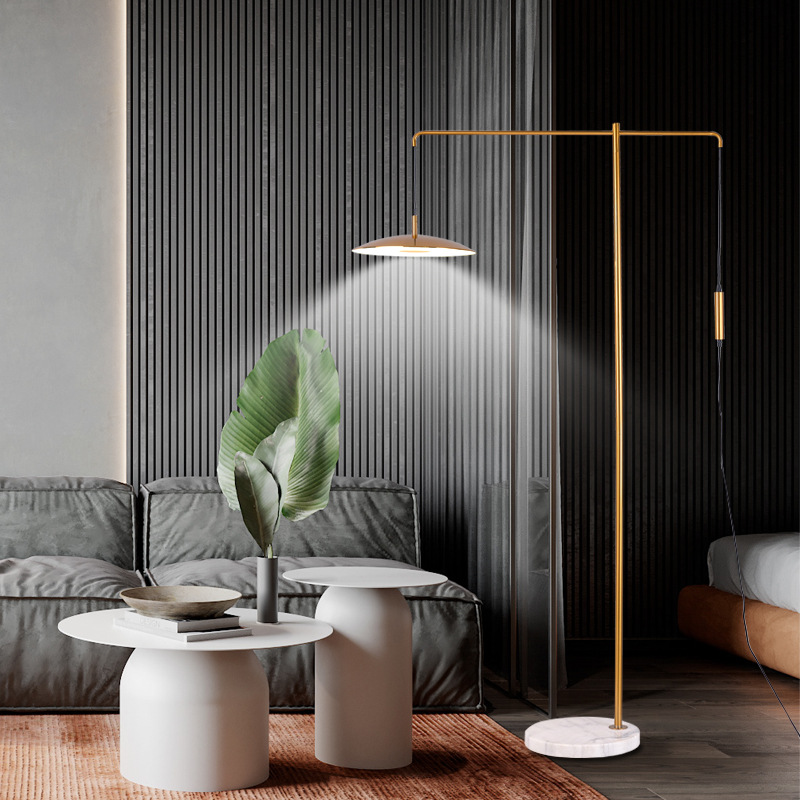 Application Tall White Floor Lamp