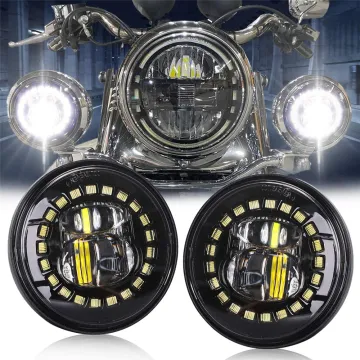 Motorefit 4.5 Inch Waterproof LED Fog Lights for Motorcycles