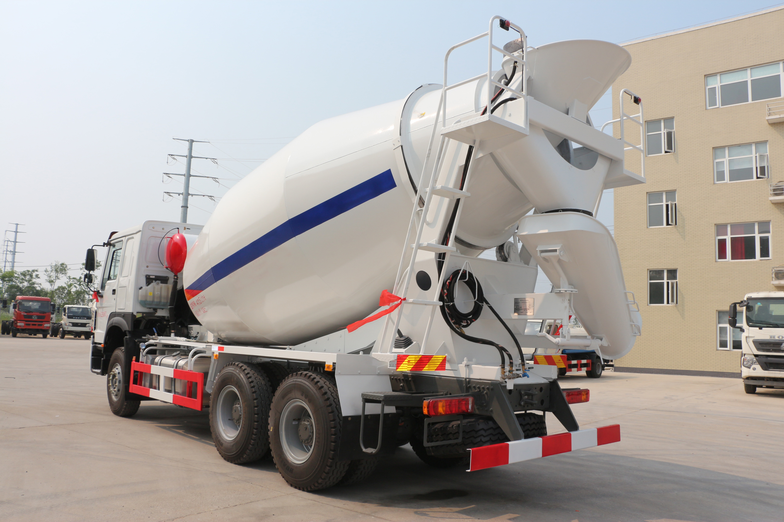 Howo heavy Concrete mixer truck diesel engine