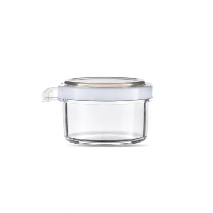 Hot sales clear pet pickle jar
