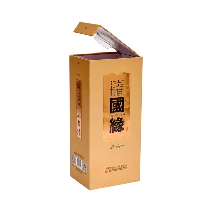 Golden package Wine Boxes