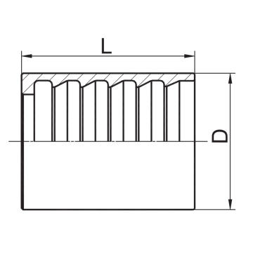 Ferrule untuk selang SAE100R1AT (R2AT) DIN20022/1SN (2SN)