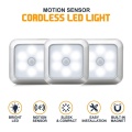 Capteur de mouvement PIR 6 LEDS CABREST