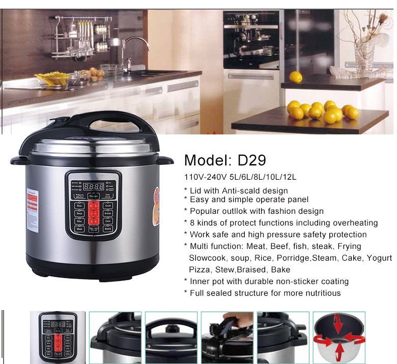 Big size commercial pressure cooker 