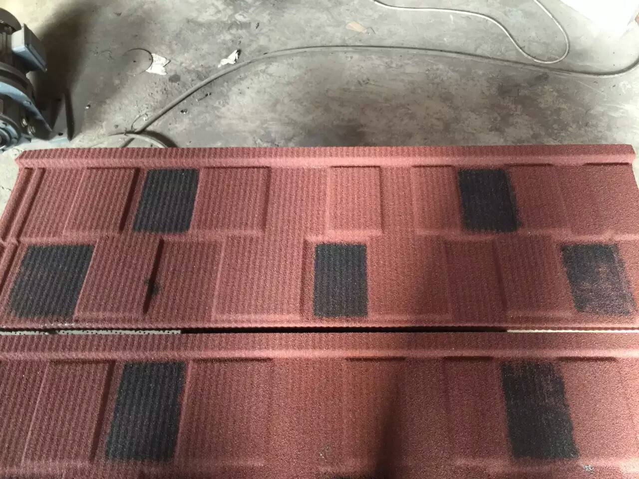 stone coated roof tile line