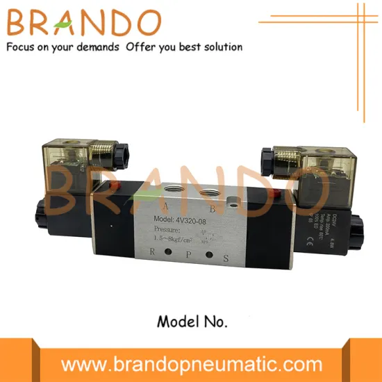 5/2 Way 4V320-08 Terminal Box Pneumatic Solenoid Valve