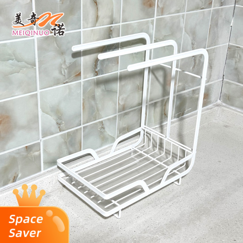 Suporte para pano de lavanderia branco