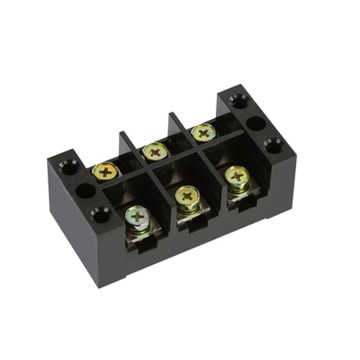 100A 3-Pole Fixed Fence Terminal TBC1003 Barrier Terminal Block