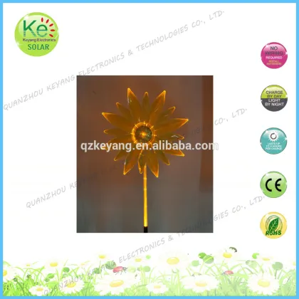 Big flower stree / garden LED solar light