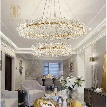New Design Villa Indoor Crystal Chandelier Pendant Lamp