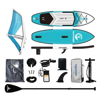 SKTINGER Factory Price Inflatable Double Layer Windsurfing SUP Board for Sale