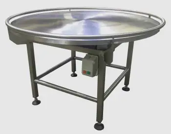 Stainless Steel 1200mm Diameter Lazy Susan Rotary Table for Food Packing Industry