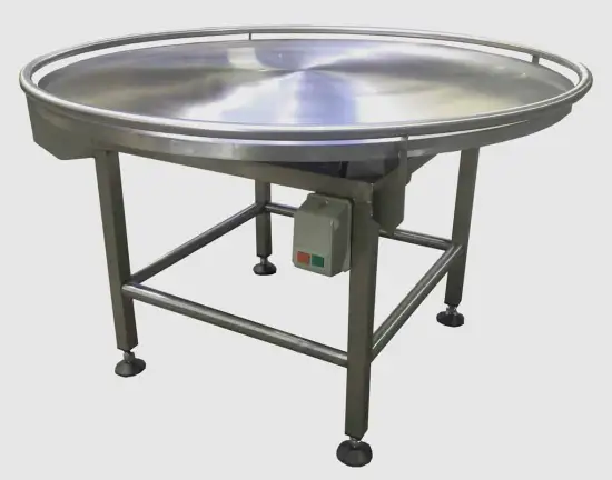 Stainless Steel 1200mm Diameter Lazy Susan Rotary Table for Food Packing Industry