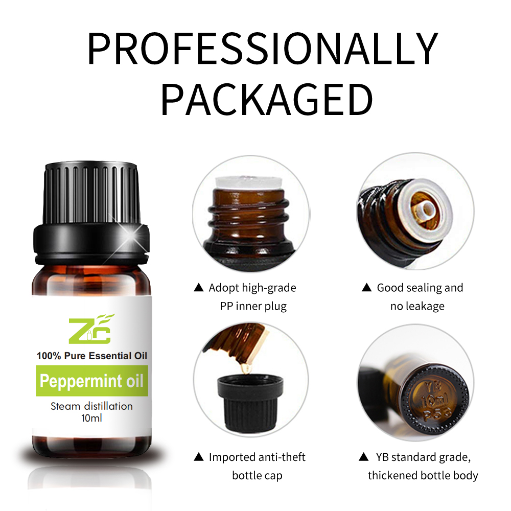 wholesale 10ml aromatherapy peppermint organic essential oil