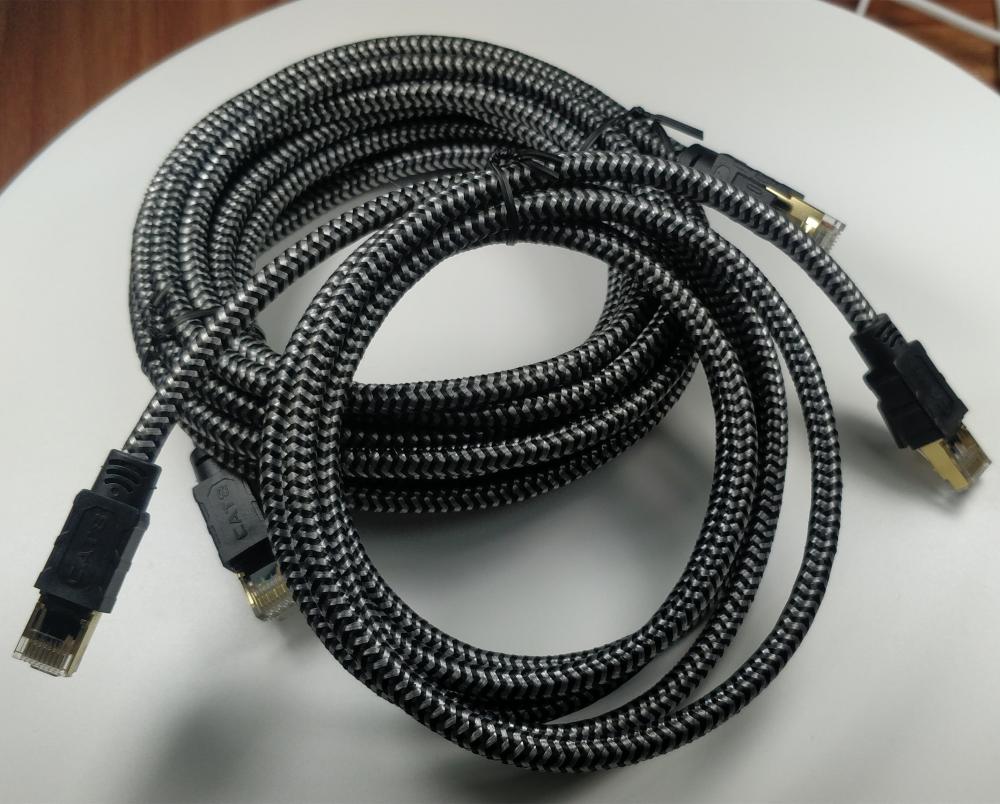 High Speed Cat8 Cable Compatible for Gaming PS5