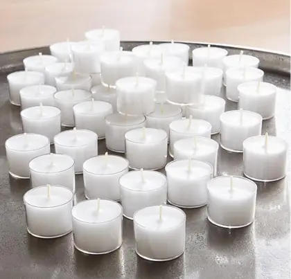 Star shape plastic cup for candle making