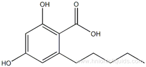 beta-Resorcyclic acid, 6-pentyl- CAS 491-72-5