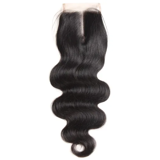 Wholesale 4X4 Full Swiss Lace Closure Free Part High Density Brazilian Hair Body Wave Lace Closure