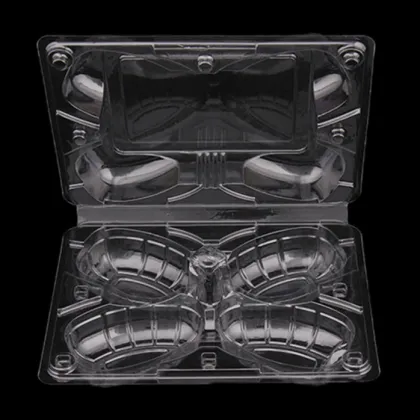 the PET box for meat and vegetale meat plate display and stocking