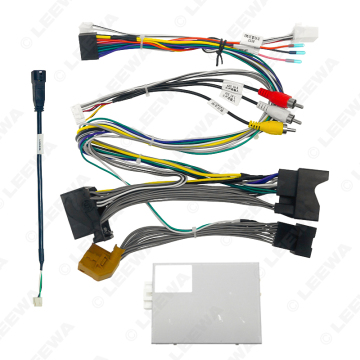 16pin Audio Wiring Harness with LVDS Cables and CANBUS Box for Audi Q3 (2012-2015) Stereo Installation Adapter