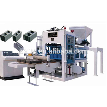 PLC control unit fully auto QTY4-15 block making machines