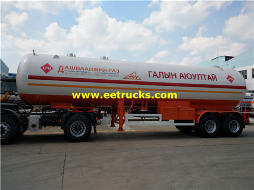 38cbm 15ton LPG Transportation نصف مقطورة