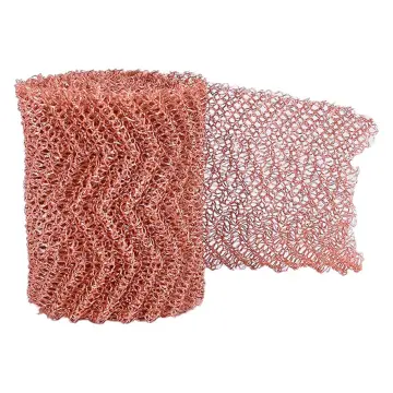 Knitted Copper Mesh Roll: Effective Solution for Rat and Rodent Control with Double Layer Copper Fabric