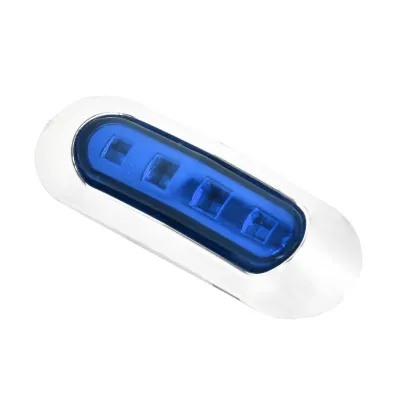 4LED Electroplated Side Truck Compartment Width Light