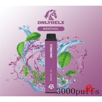 Malha vape descartável x 3000puffs 650mAh